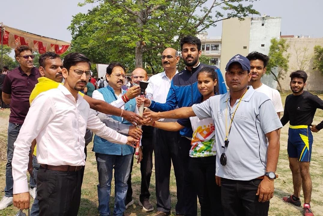 Sports compitition organised in smjn college haridwar 