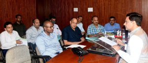 Minister Saurabh Bahuguna review meeting with department's officers 