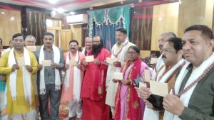 national persident of akhada parishad commented on madrsa