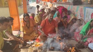 9 Days of bhagwat katha organized on parshuram ghat haridwar