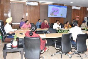 Chief sacrarty meeting wth all dm and ssp for regular police