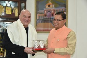 Andre Agassi meat cm pushkar singh dhami at dehradun