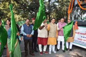 10 electric bus started do different route of Dehradun