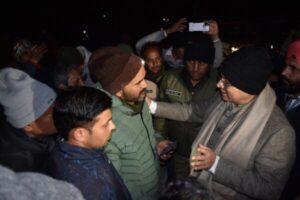 Cm dhami postponed program and reached joshimath meet victims