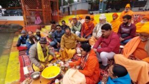 Budhi shudhi yagya against chanees manjha in Haridwar