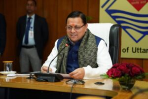 Cm dhami virtual attended 2nd youth conclave