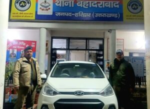 Haridwar police recovered stollen car from Hariyana