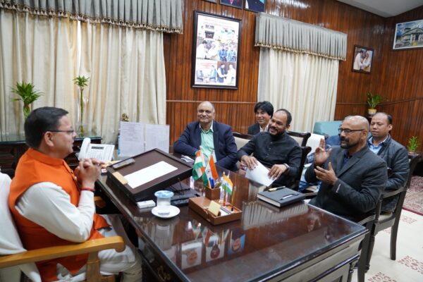 Kauthik Foundation invited cm Dhami for Mumbai Kauthik 