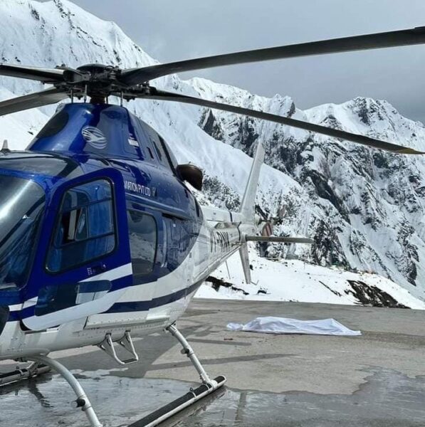 Accident happened in Kedarnath during helipad inspection