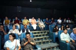 Cm Pushkar Singh Dhami watched Kerala Movie with his ministers