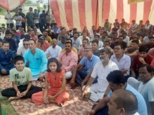 Villagers started egitaion against kushth Ashram in Navoday Nagar