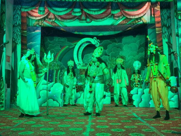 Shri Ram birth scene played in Badi Ramleela Haridwar