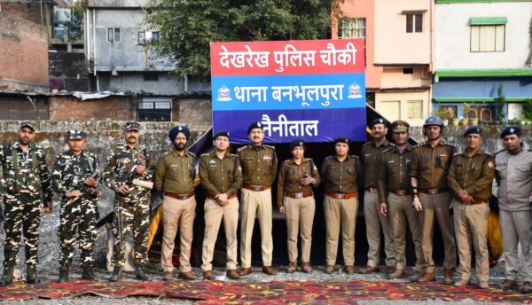 Police chuaki stablised at Banbhulpura Haldwani 