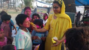 Gitivar nath jankalyan dhrmarth seva Trust operate free education classes for poor child in Haridwar 