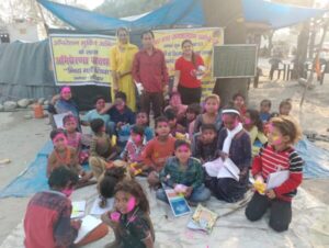 Gitivar nath jankalyan dhrmarth seva Trust operate free education classes for poor child in Haridwar