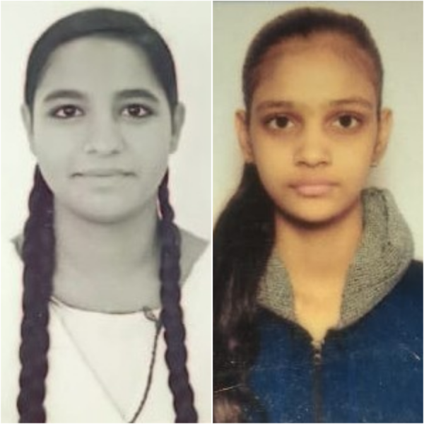 Shakshi and Kashish become school topper in jwalapur municipal inter College Haridwar