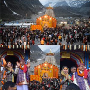 Kedarnath temple door open for pilgrimage