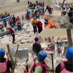 Tourist and guide fight each other for rafting vedio viral