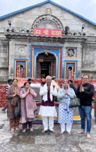 Congress raised question on ex minister's Madan Kaushik Kedarnath Trip