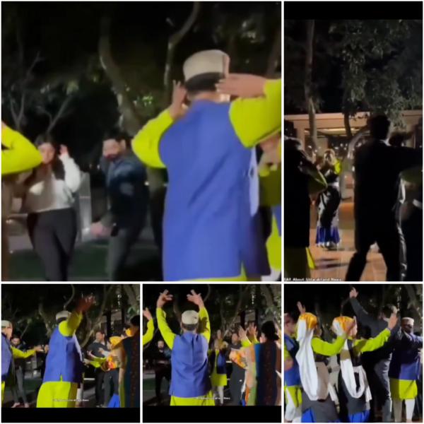 Viral video cricketer Mahendra Singh Dhoni dance pahadi song.