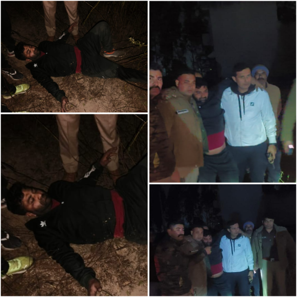 Haridwar Dehradun police joint Ancounter at Bahadrabad one injured