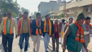 Bjp doot to door campaign in Shivalik Nagar