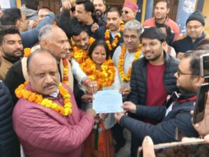 Historic moment for Bjp to win Roorkee Nagar Nigam seat