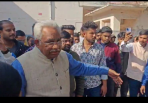Engary people protested Bjp mla madan kaushik after fake voting in nikay election