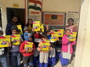 Kalyanam foundation donate book for students in Haridwar