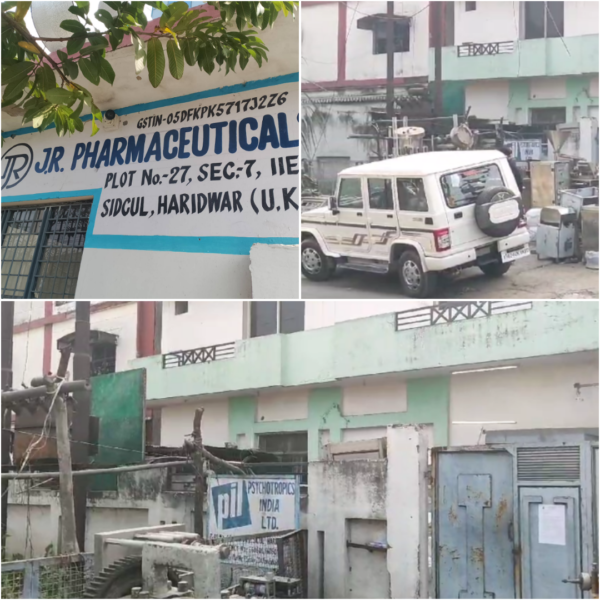 Narcotics department raids Haridwar pharma company