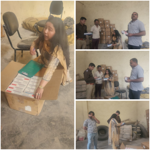 Huge number of Tramadol seajed in joint opration in Haridwar