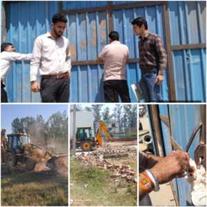 Haridwar Rurkee devlopment authority demolished illegal colonies