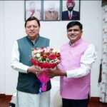 सीएम धामी से मिले राज्य मंत्री सुनील सैनी, जताया आभार