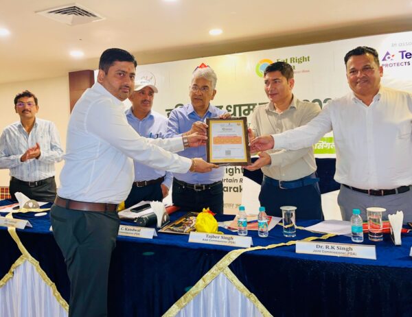 Jain shikanji restaurant Haridwar awarded to best cleaning rating