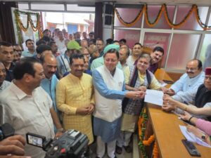 Mahendra Bhatt become again uttrakhand BJP state president