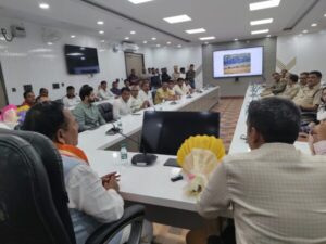 Om Prakash lashed out at the officials in review meeting