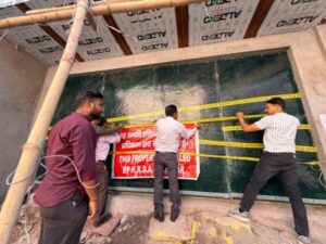 HRDA sealed illegal construction in Haridwar