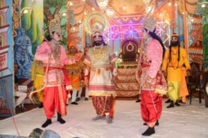 haridwar-ramleela audience was moved by the birth of Lord Ram