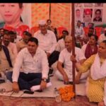 Congres ने लालढांग-चिल्लरखाल मोटर मार्ग को लेकर दिखाया अपना दम