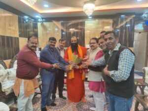 Haridwar Kumbh 2027 trad union's officers honoured akhada parishad