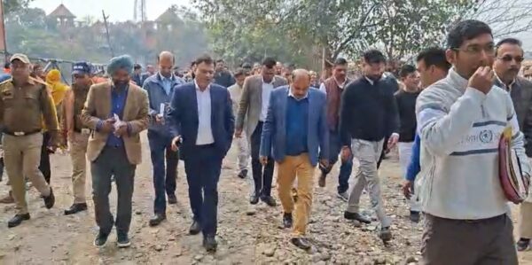 Haridwar Kumbh 2027 secretary visited progress work in Haridwar