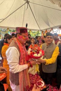 Holi Milan Samaroh organised at Cm Aavas dehradun