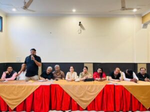 Jan ashirwad yatra orgnised for welcome madan Kaushik