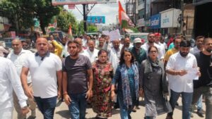 Jantar Mantar -congress Sp joint agitation against lathi charge