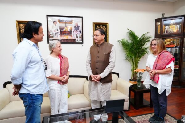 International Film producers meet CM pushkar singh Dhami in Dehradun