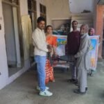 मदद के लिए बढ़े हाथ – जरूरतमंद परिवार को भेंट किया इलेक्ट्रॉनिक चाक
